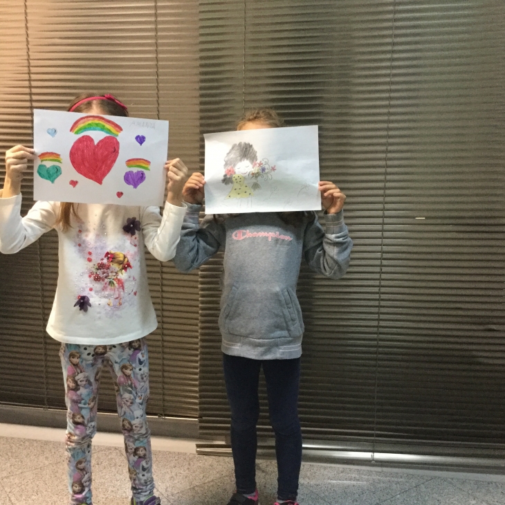 Τα παιδιά του Genius Kids ζωγραφίζουν για τη Φροντίδα